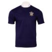 Picture of RL Oxford Navy Wicking T-Shirt - Sqn D - Emb Badge on Left Chest with Print on Reverse - Small