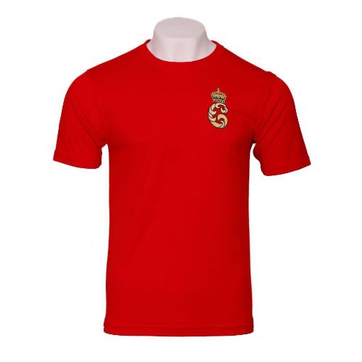 Picture of RL Red Wicking T-Shirt – Sqn C - Emb Badge on Left Chest with Print on Reverse - Medium 