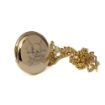 Picture of Full Hunter Pocket Watch with Royal Lancers Motto Badge - Chain - GP - Quartz Battery