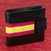 Picture of Royal Lancers - Black Leather Wallet with Regimental Ribbon - supplied in box