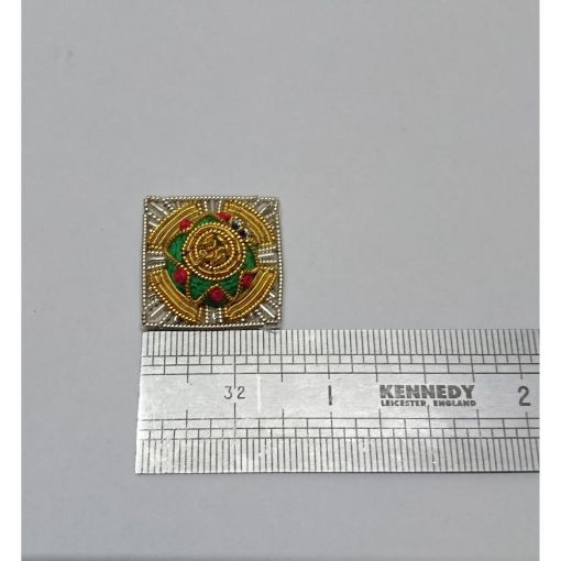 Picture of Mess Dress Star - Silver/Gold  - 3/4" - B/W - Pair